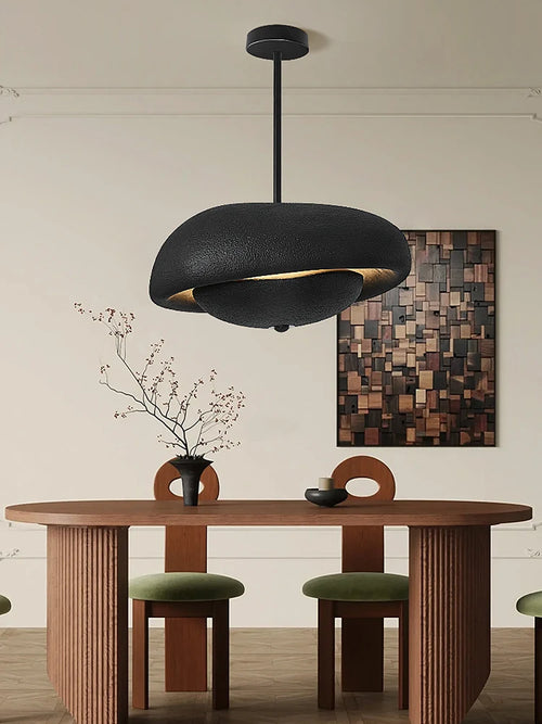 lustre moderne wabi-sabi design pour bar et table ronde - vue 2 sur 8