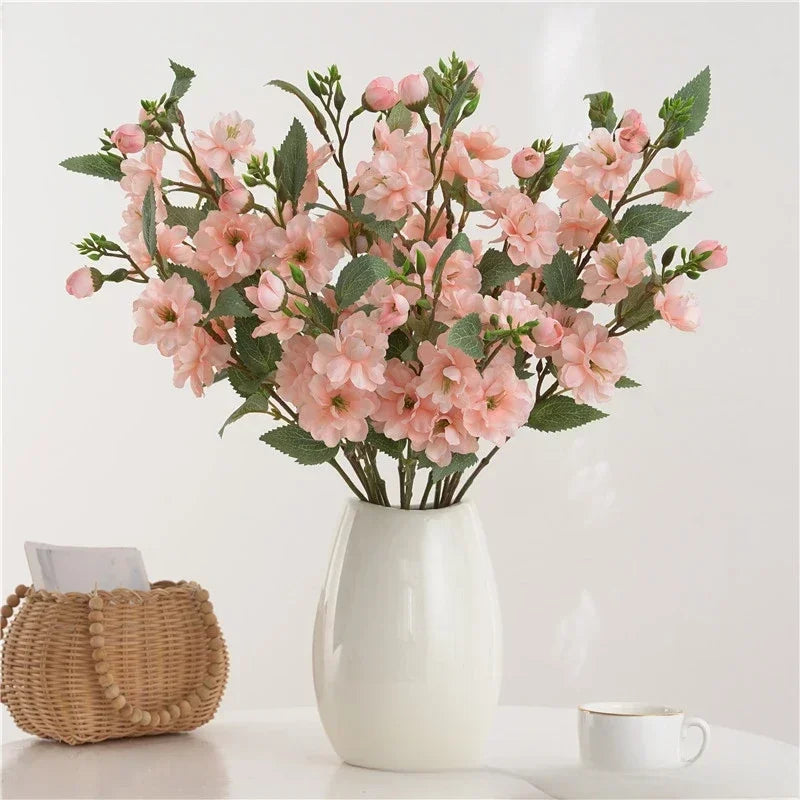 bouquet de roses artificielles en soie pour décoration intérieure - vue 5 sur 11