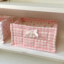 panier de rangement carré mignon pour décoration maison