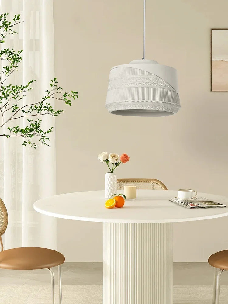 French Retro Restaurant Wabi-Sabi Chandelier Minimalist Study Bedroom Lamp Cafe Home Decor Kitchen Island Table Lighting Fixture - vue 2 sur 10