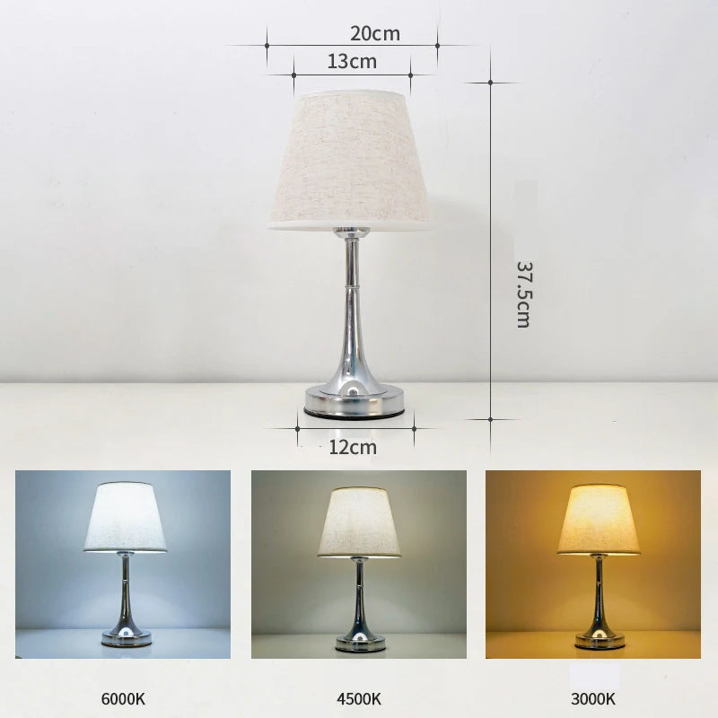 USB veilleuse moderne lampes de bureau nordique pour chevet maison chambre hôtel décoration chambre atmosphère Led lampes de bureau - vue 6 sur 7
