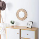 miroirs décoratifs en raphia pour une décoration murale élégante