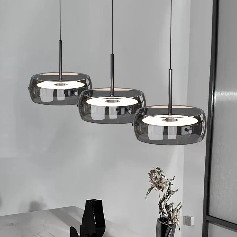 lustre décoratif pour intérieur avec lampes suspendues - vue 6 sur 11