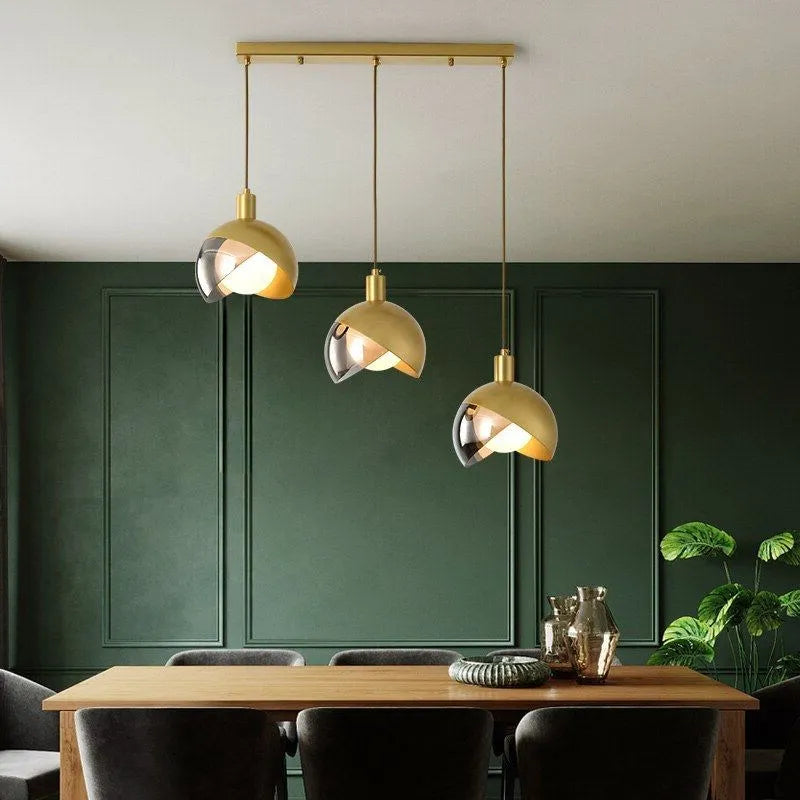 Suspension en verre LED nordique - vue 4 sur 14