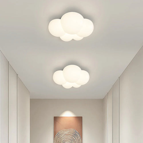 applique murale nuage blanche lampe enfant design moderne et chaleureux - vue 6 sur 9