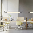 suspension nordique simple moderne en fer pour restaurant de luxe