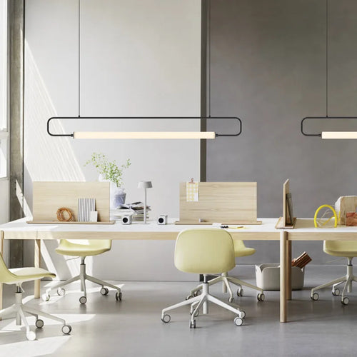 suspension nordique simple moderne en fer pour restaurant de luxe - vue 6 sur 9