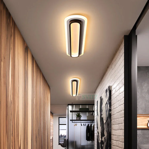 plafonnier moderne à bande led pour éclairage intérieur - vue 2 sur 12