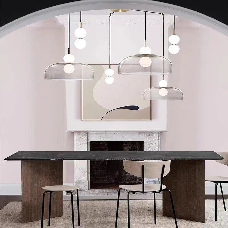 suspension en verre design pour décoration moderne et élégante - vue 2 sur 15