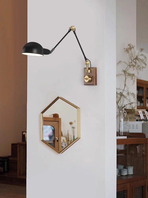 applique murale moderne à bras long luminaire décoratif d'intérieur - vue 6 sur 7