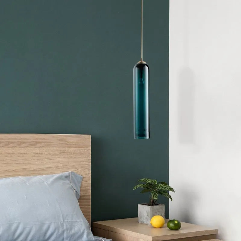 Suspension nordique LED en verre - vue 3 sur 11