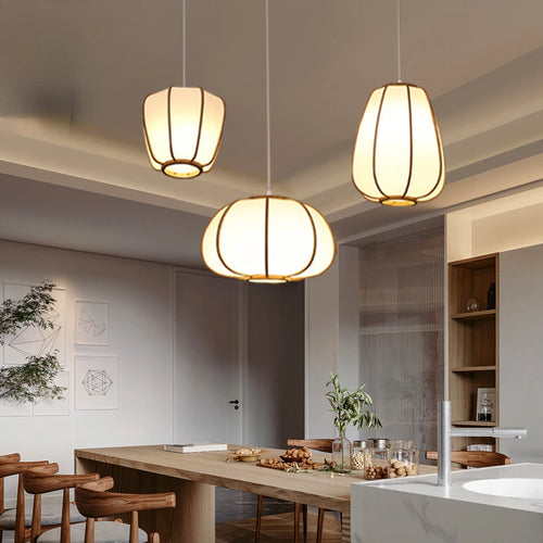 suspension en bambou pour décoration zen intérieur - vue 2 sur 16