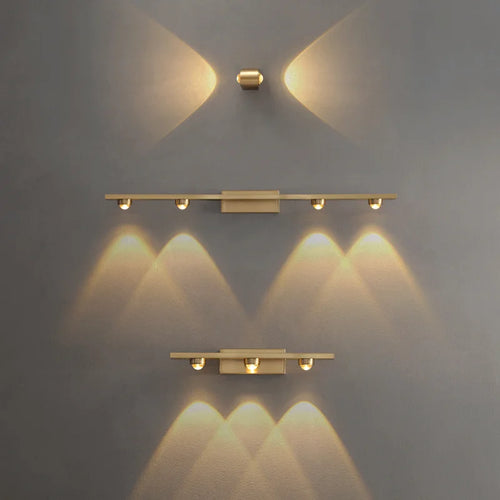 applique de projection lumières chaudes design atmosphère - vue 2 sur 9