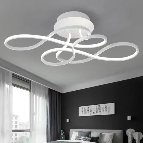 plafonnier moderne led pour décoration intérieure élégante et lumineuse - vue 3 sur 12