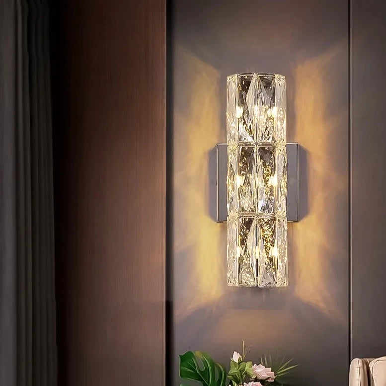 Applique murale luxe cristal villa haut gamme - vue 4 sur 9