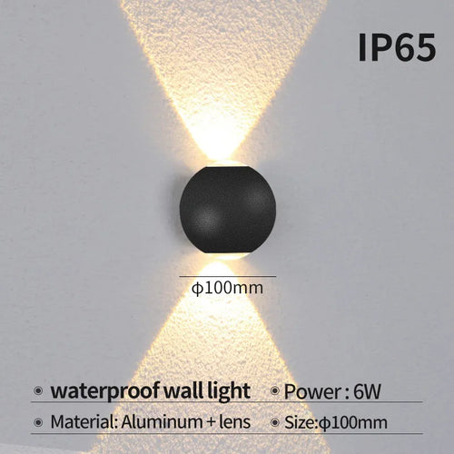 applique murale led moderne pour intérieur et extérieur - vue 9 sur 12