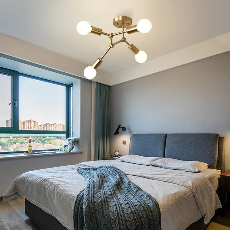 plafonnier lumineux pour décoration intérieure élégante et moderne - vue 2 sur 10