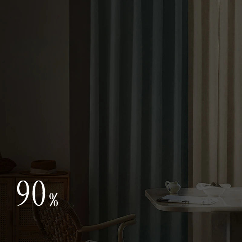 Rideau occultant plissé style moderne pour salon chambre - vue 5 sur 16