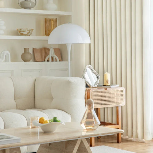 Rideau occultant moderne plissé pour salon et chambre - vue 3 sur 10