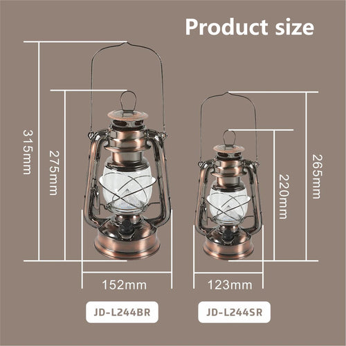 lampe d'ambiance rétro portable rechargeable pour camping et fêtes - vue 7 sur 6