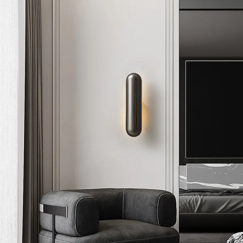 applique murale led industrielle vintage à intensité variable avec télécommande - vue 7 sur 8