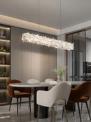 lustre en cristal design pour espace moderne et élégant