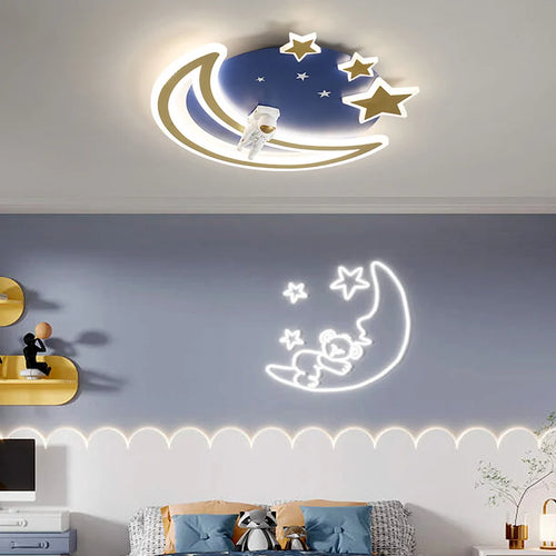 lustre led moderne pour décoration intérieure enfant et étude - vue 3 sur 11