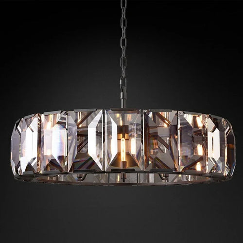 lustre en cristal de luxe moderne design éclairage suspendu - vue 3 sur 14