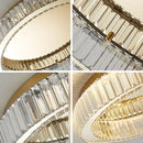 Plafonnier moderne en cristal led pour décoration intérieure