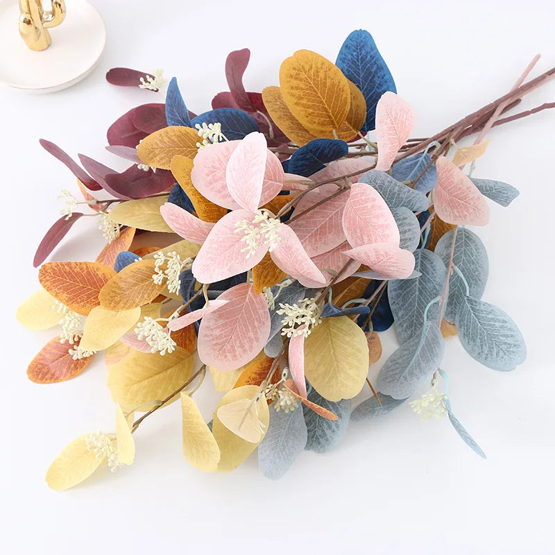 plantes artificielles eucalyptus avec fruits pour décoration moderne - vue 3 sur 12