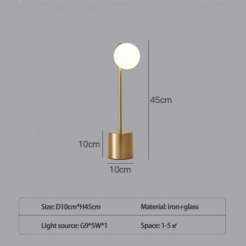 lampadaire post-moderne design nordique à trois têtes en verre blanc - vue 10 sur 10