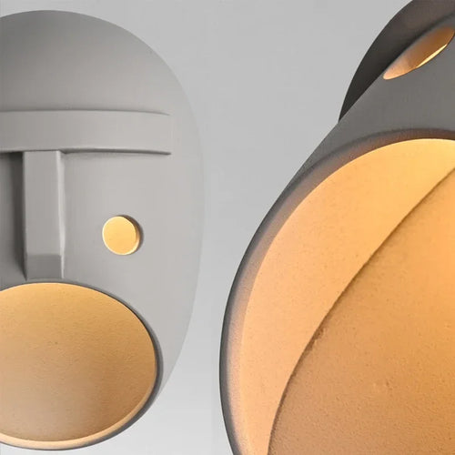 applique murale moderne design néerlandais en résine avec éclairage led - vue 6 sur 11