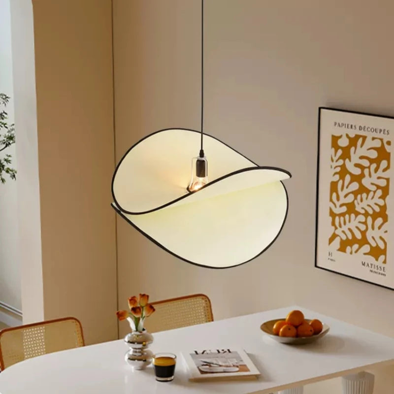 plafonnier en tissu wabi sabi pour décoration intérieure moderne - vue 2 sur 10