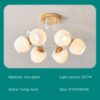 lustre créatif fleurs décoration nordique pour intérieur moderne
