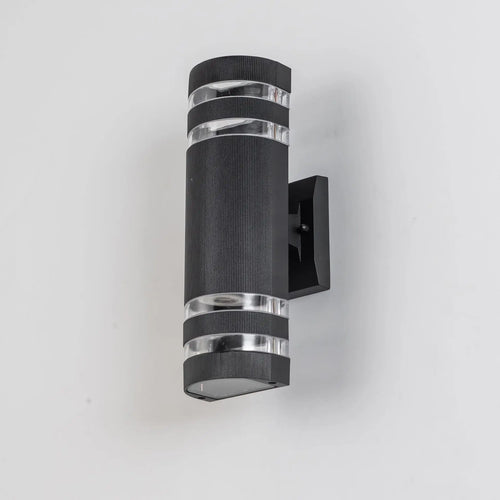 applique murale led extérieure en demi-cercle design pour espaces extérieurs - vue 4 sur 12