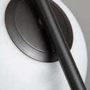 Suspension Anneau en métal noir LED