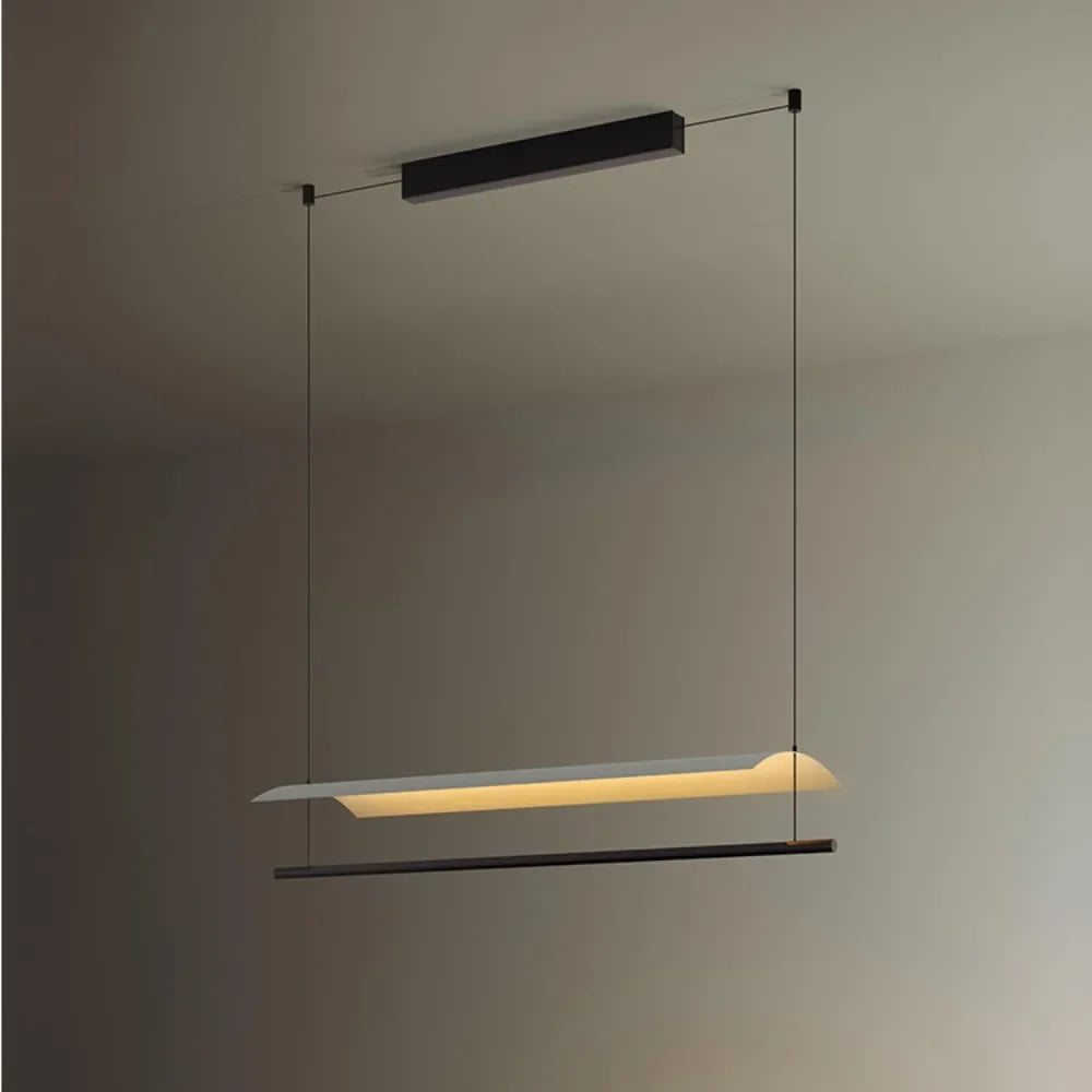lustre minimaliste scandinave en tuiles pour bureau - vue 5 sur 11