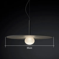lustre suspendu en forme de verre design élégant