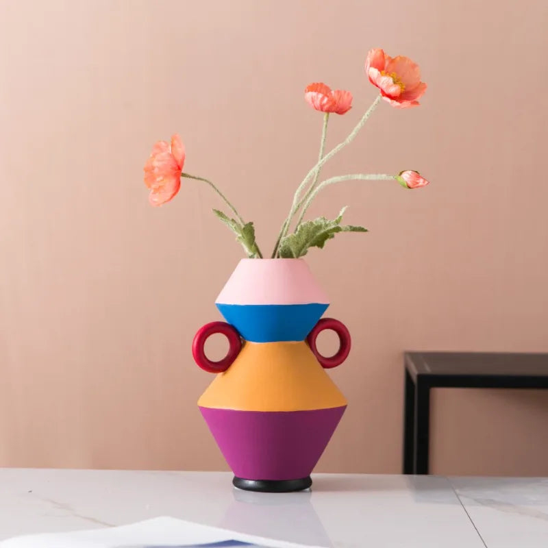 vase en céramique moderne pour décoration florale élégante - vue 1 sur 8