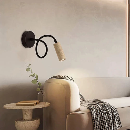 applique murale flexible et créative wabi sabi en marbre - vue 3 sur 6