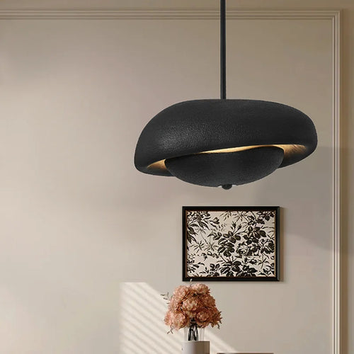 lustre moderne wabi-sabi pour décor créatif et écologique - vue 3 sur 8