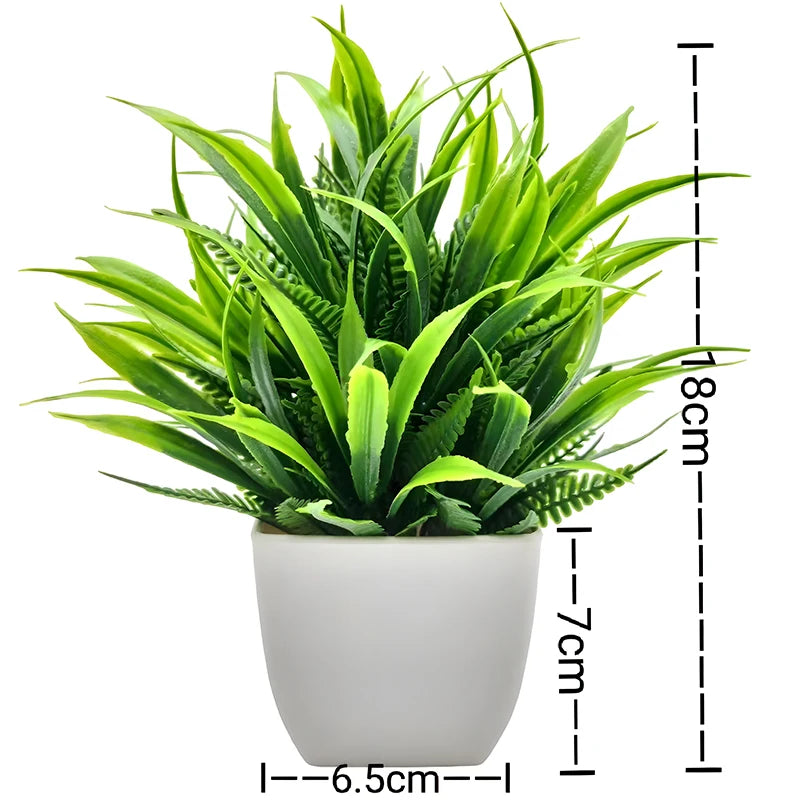 plante artificielle en pot pour décoration de bureau et jardin - vue 11 sur 45