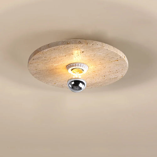 applique murale rétro en pierre naturelle avec éclairage led - vue 2 sur 8
