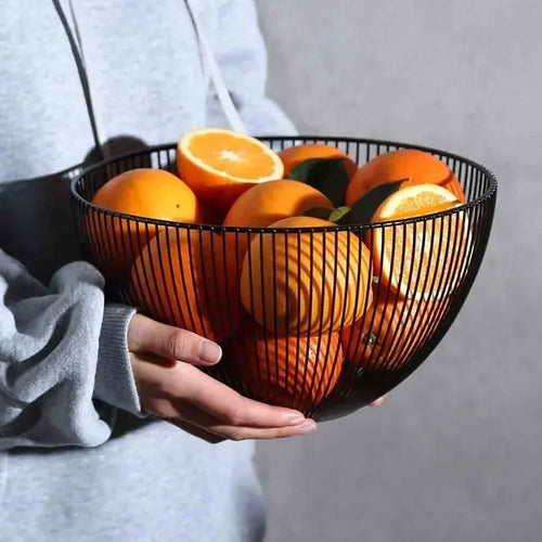 panier de rangement en métal pour outils et aliments - vue 4 sur 8