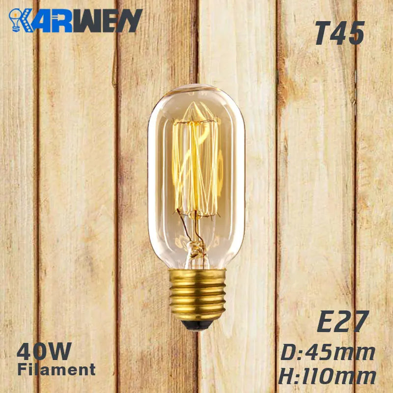 ampoule vintage edison à filament lot de six pièces - vue 16 sur 18