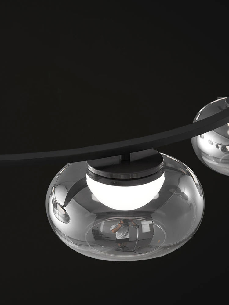 suspension en verre de luxe pour décoration moderne - vue 6 sur 9