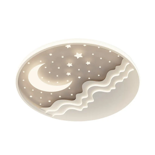 Modern Circular LED Chandelier Installed On The Ceiling, Interior Bedroom, Living Room Decorative Light, Creative Lighting - vue 7 sur 16