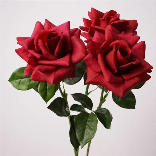 roses artificielles de haute qualité pour décoration intérieure - vue 5 sur 6