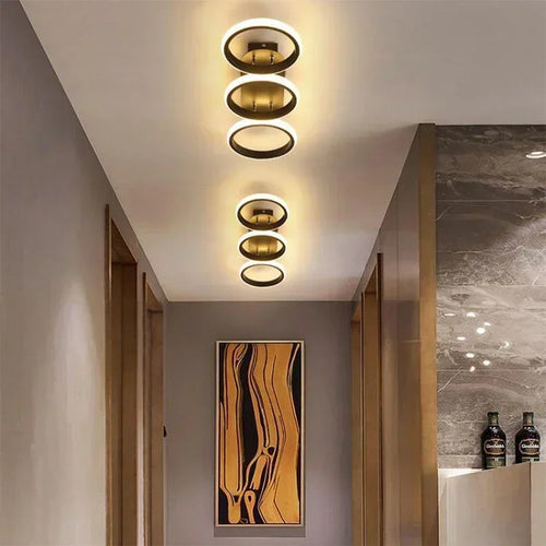 lustre moderne à leds pour décoration intérieure plafonniers - vue 4 sur 10