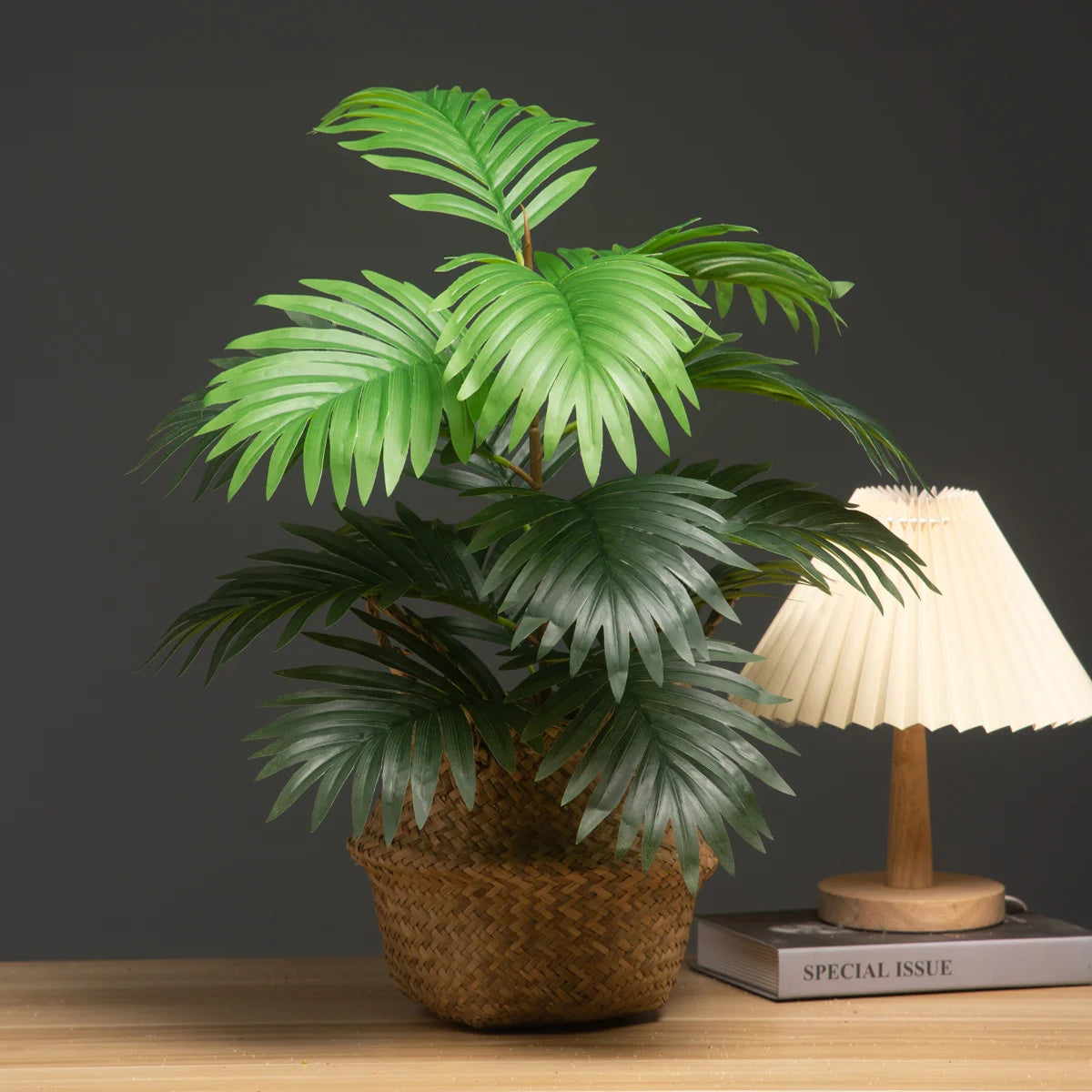 grand palmier artificiel monstre arbre vert pour décoration intérieure extérieure - vue 1 sur 7